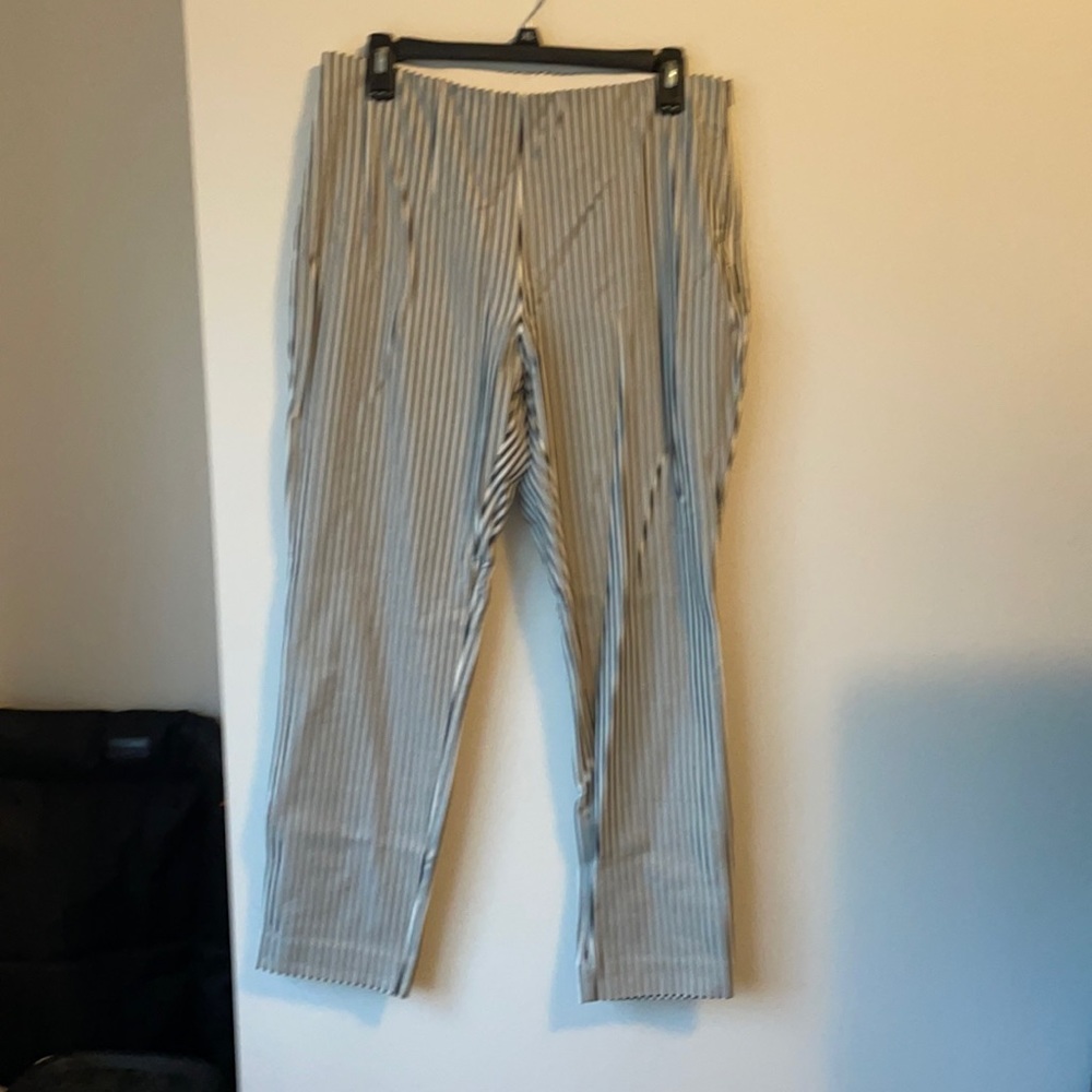 Striped pull on pants